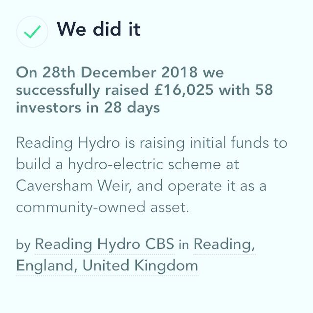 We did it Hydro Pioneer Crowdfund