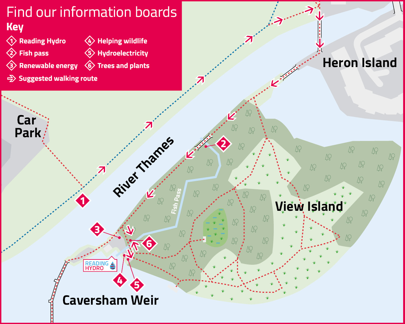 Reading Rivers Map Information boards – Reading Hydro